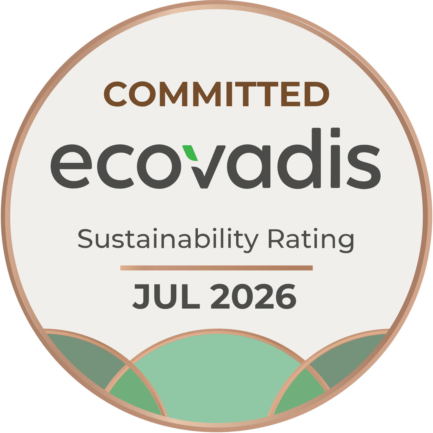 2026 Ecovadis Sustainability Rating