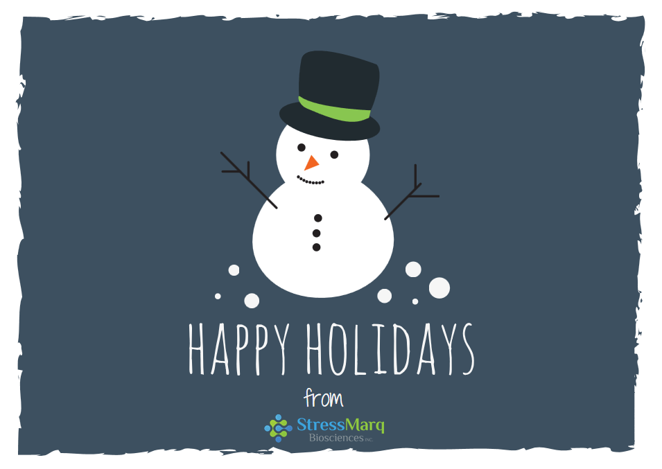 Happy Holidays from the team at StressMarq