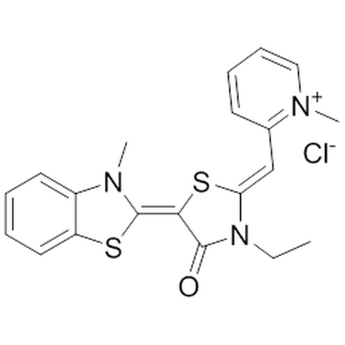 Chemical structure of YM-01 (SIH-121), a Hsp70 Inhibitor. CAS #: 409086-68-6. Molecular Formula: C20H20ClN3OS2. Molecular Weight: 417.97 g/mol.