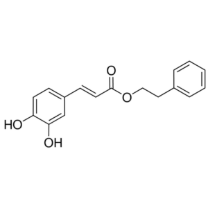 Chemical structure of Caffeic acid phenethyl ester (CAPE), a NFkB Inhibitor (Catalog No. SIH-263) from StressMarq