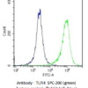 Rabbit Anti-TLR4 Antibody used in Flow Cytometry (FCM) on Monocytic Leukemia cells (THP-1) (SPC-200)